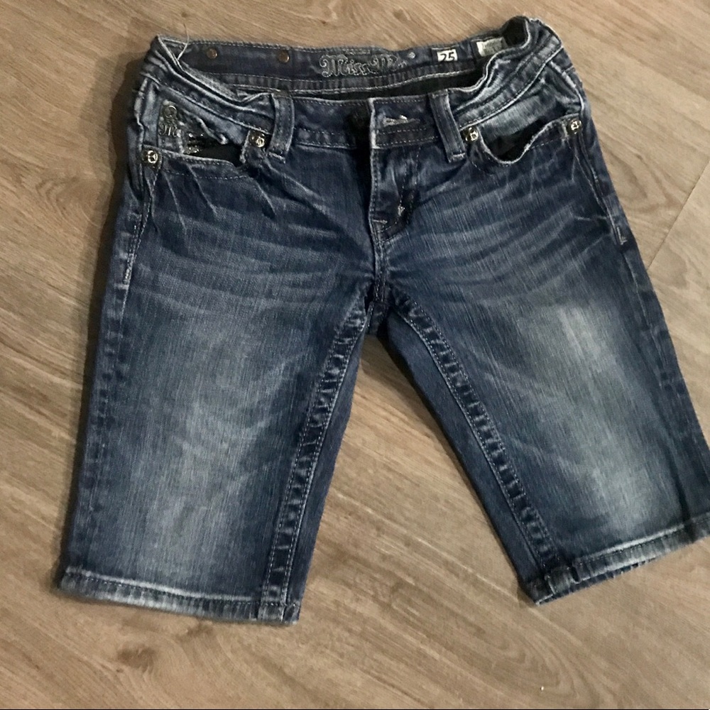 EUC Miss Me Bermuda shorts